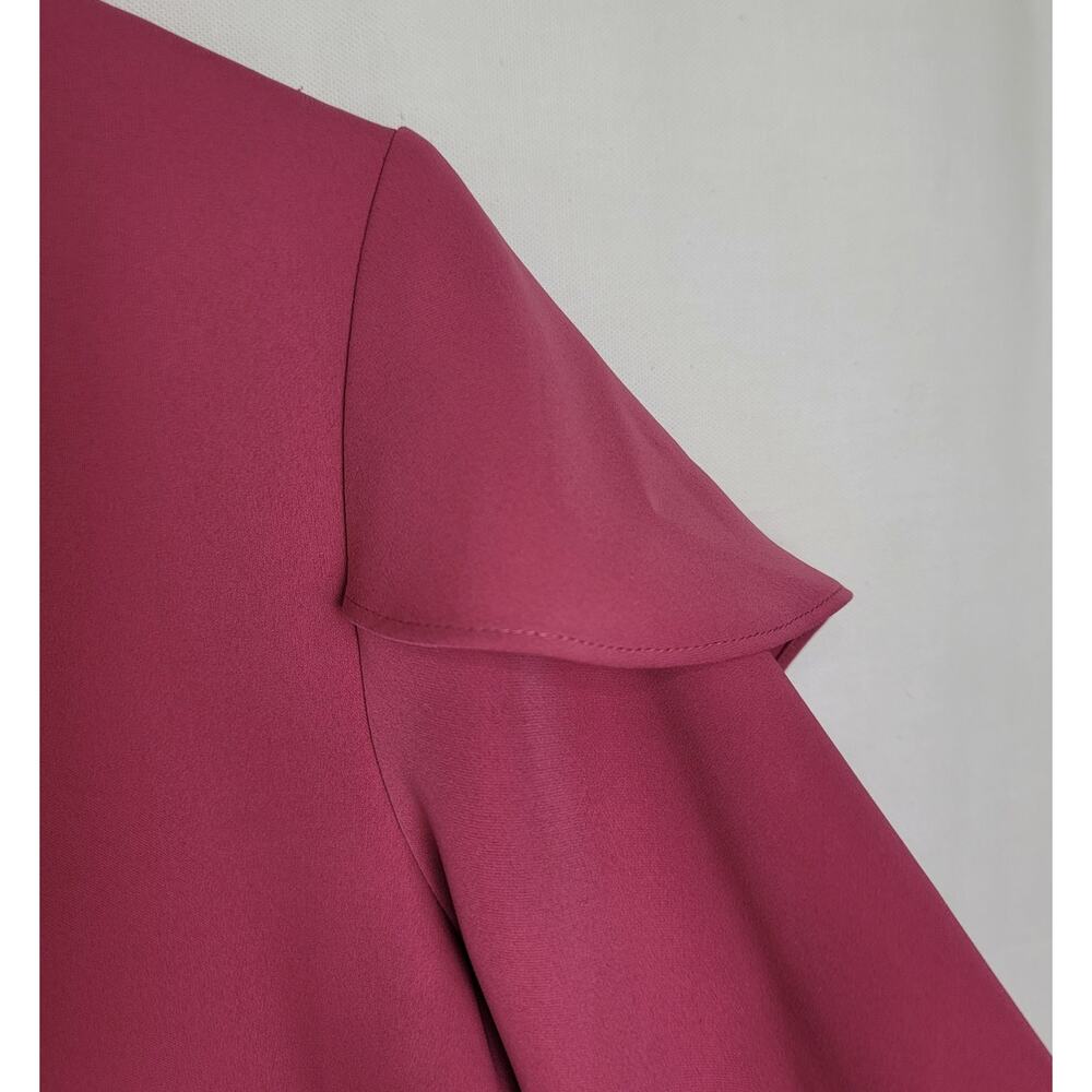 Express Shift Dress‎ Size Medium Mauve Pink Ruffle Sleeves Loose Flowy - Picture 4 of 9